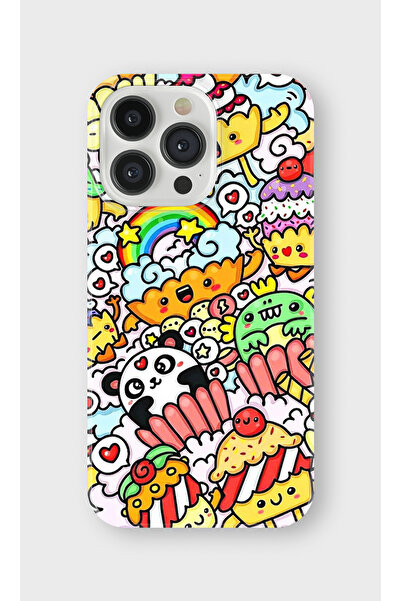 lelia حافظة هاتف شفافة متوافقة مع هاتف iPhone 14 Pro مطبوع |   المجموعة: سناك...