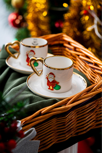 KUT FLY Acar Limoges 2'li Kahve Fincan Takımı 100cc 06597