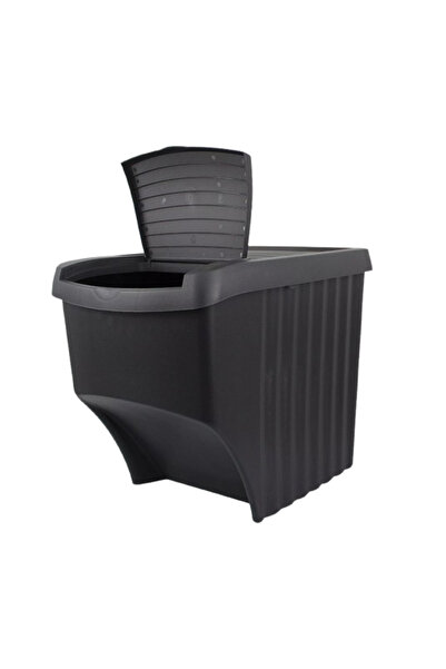 Excellent Houseware waste bin, polypropylene, 40x30x33 cm, 20 l, black
