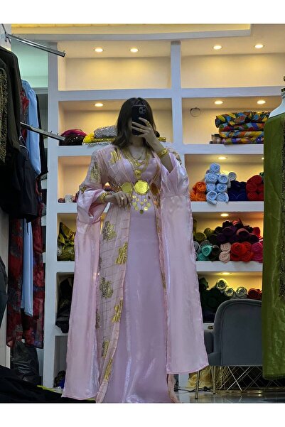 SOLİN YÖRESEL Kadın Yöresel Düğünlük Kaftan Abiye Elbise(Görseldeki aksesuarlar dahil değildir)