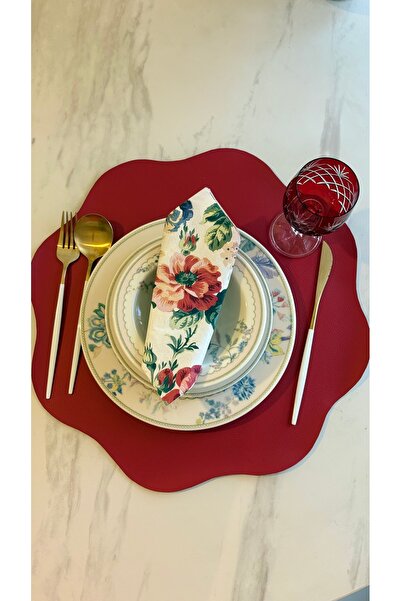 Lin Home Deri Amerikan Servis / Supla / Placemats