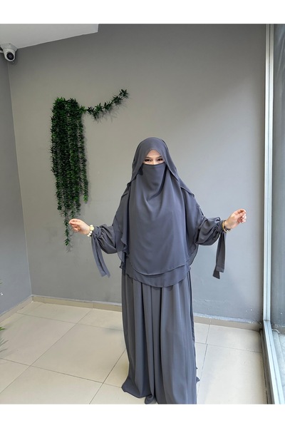 Yüsra Collection Liza Dress and Shaded Soufflé 2-Piece Set