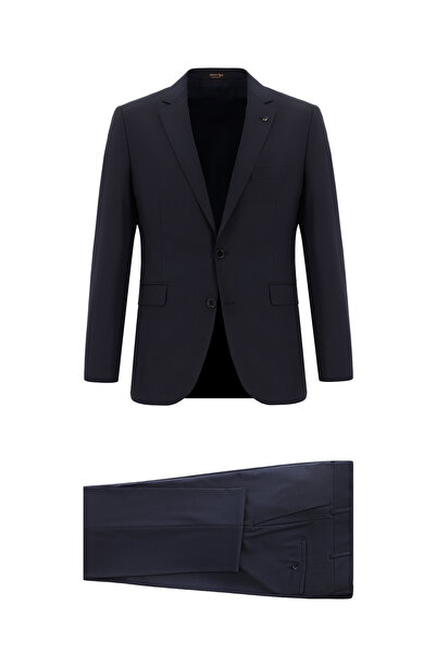 Abdullah Kiğılı 7 Drop Slim Fit Slim Fit Wool Classic Suit