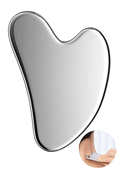 DMYRDH أداة تدليك غوا شا من الفولاذ المقاوم للصدأ، للوجه والساقين والظهر والرقبة والجسم، لتدليك العضلات ومكافحة السيلوليت