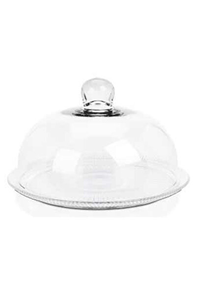 Excellent Houseware suport pentru tort, sticlă, 30x17 cm, transparent