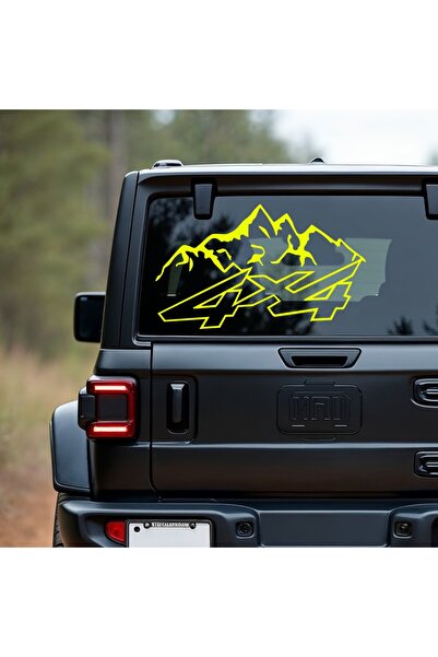 Oracal Mountain Walk – Stickere Auto 4×4 Off-Road – Dimensiuni 20x10 cm.