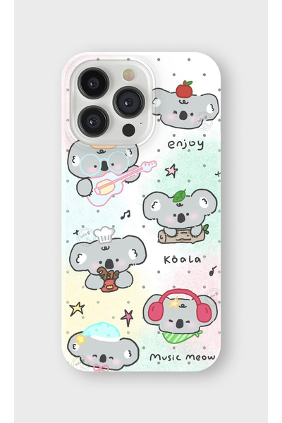 lelia حافظة هاتف شفافة متوافقة مع آيفون 16 برو مطبوع |   المجموعة: حيوانات لطيفة