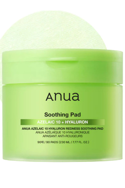 ANUA ضمادات أزيليك 10 هيالورون المهدئة للاحمرار لتهدئة البشرة وترطيبها وتصحيح لونها