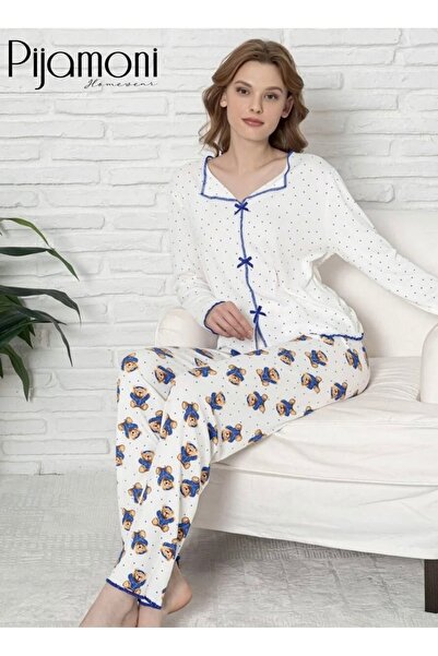 Pijamoni Berlin Raporlu Ultra Lüks Pijama Takımı