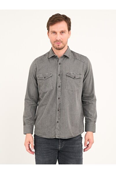 Lee Cooper Men's denim shirt with pockets