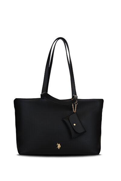 U.S. Polo Assn. حقيبة كتف نسائية سوداء Us26200