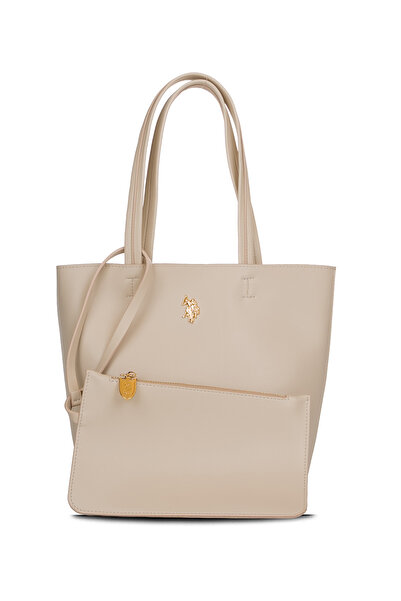 U.S. Polo Assn. Geantă de umăr de damă bej Us26195