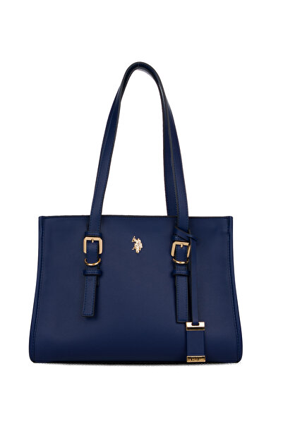 U.S. Polo Assn. حقيبة كتف نسائية باللون الأزرق الداكن Us26183