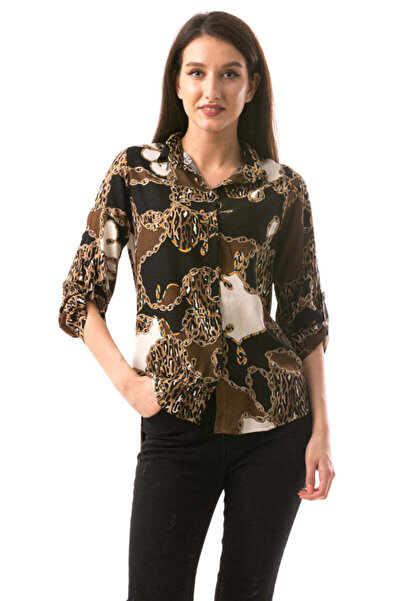 WildFashion Елегантна риза с регулируеми ръкави X369-1881
