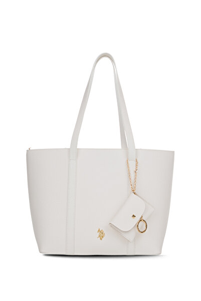 U.S. Polo Assn. Geantă de umăr albă pentru femei Us26309