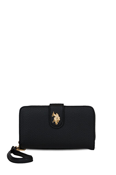 U.S. Polo Assn. Geantă portofoliu neagră pentru femei Usc26344