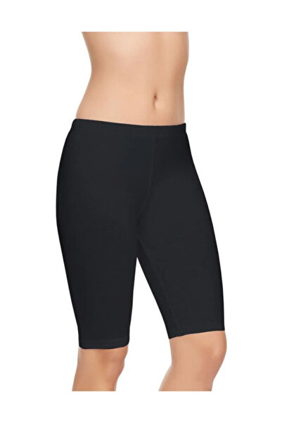 Tutku Elit 2103 3 Pieces Black Women's Stretch Fabric Short Above Knee Women's Sports Leggings
