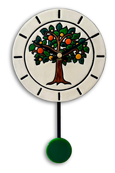 Tick Tack Clocks Bodrum Koleksiyonu Seramik Sarkaçlı Duvar Saati | El Yapımı ...