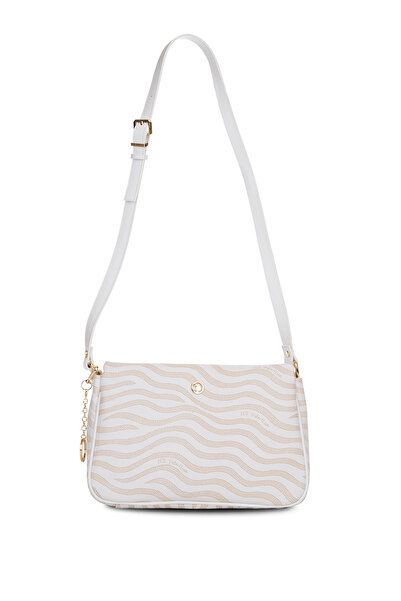 U.S. Polo Assn. Geantă Messenger Ecru pentru femei Us26165