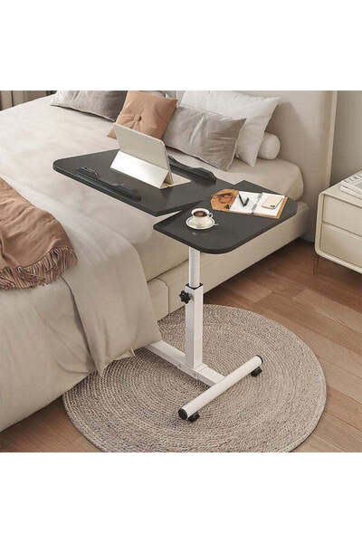 Sanlux Masa pentru laptop, reglabila, cu roti, 60x40cm