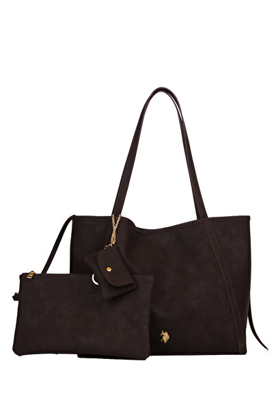 U.S. Polo Assn. Geantă de umăr maro pentru femei Us26224