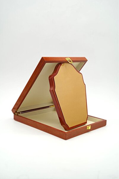 REX درع تكريم فاخر مقاس M مع صندوق خشبي و لوحة نحاسية للطباعة 69723