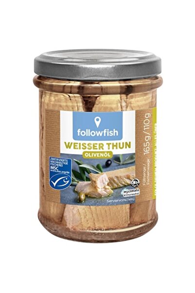 Followfish Бяла риба тон в зехтин 165 г -