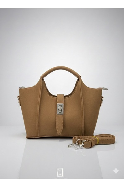 AVİVACOLLECTİON AVİVA Kilit Tek Ebat Orta Boy El, Omuz ve Çapraz Çanta