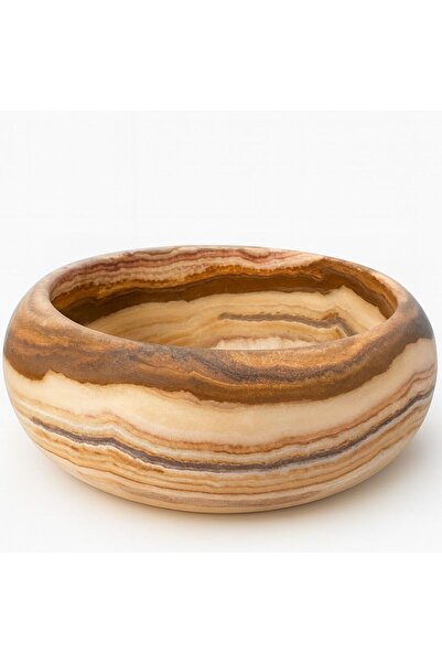 Modestmar Doğal Oniks Taş Kurna / Lavabo