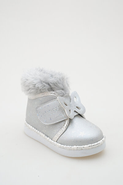 PİNGU LİFE Star B Printed Lightweight Thermo Non-Slip Sole with Fur Inside