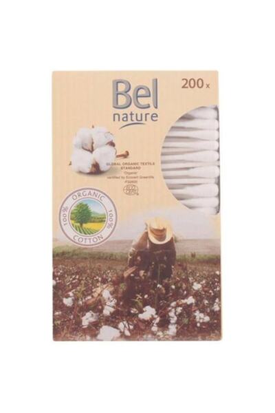 BEL μπατονέτες Βαμβάκι για καθημερινή υγιεινή Bel, Nature Ecocert, 200 τεμάχια