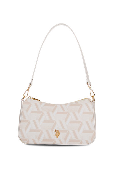 U.S. Polo Assn. Cream Women's Shoulder Bag Us26123