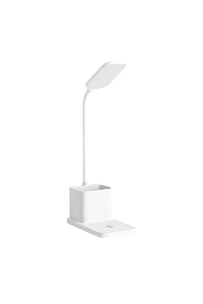 VEXOMAT Lampa birou LED cu incarcare wireless 15W, control tactil, organizato...