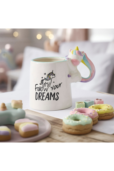 Aryıldız Tails Unicorn Figured Mug 545 ml