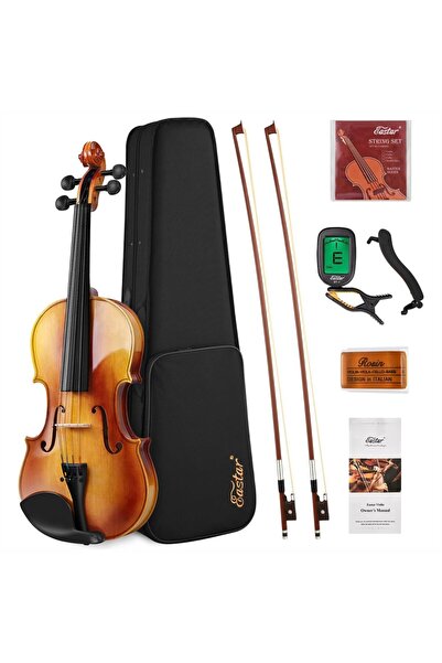 Eastar Easter EVA-330 4/4 Solid Wood Keman Seti (2 Arşe Hediyeli)
