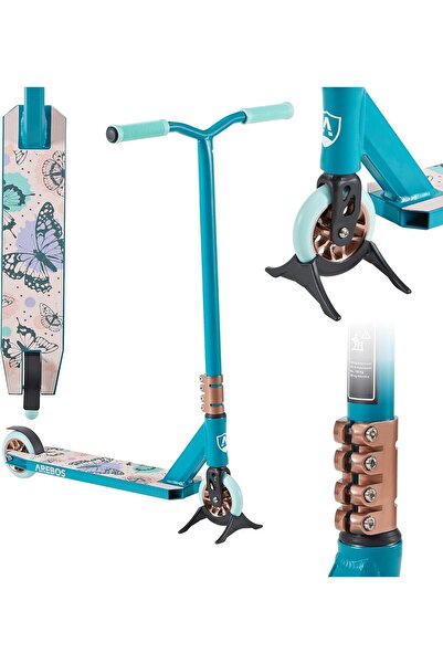 arebos Trotinetă snowboard tip fluture | Rulmenți ABEC-9 | Roți PU de 110 mm | incl. suport