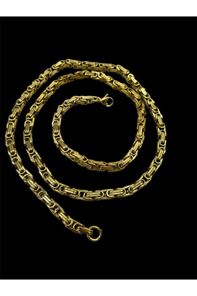 resse aksesuar Kararmaz Paslanmaz Kral Model Çelik Erkek Zincir Modeli