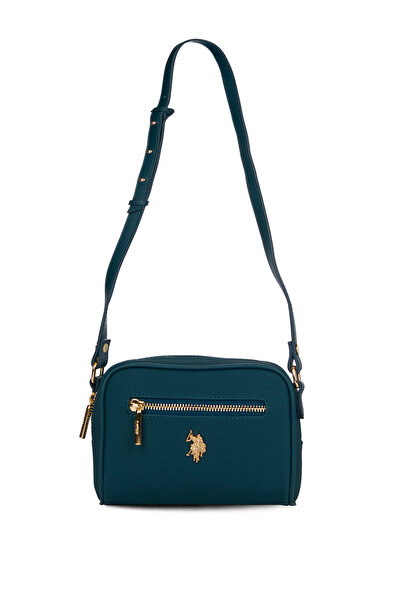 U.S. Polo Assn. حقيبة ماسنجر نسائية باللون الفيروزي Us26284