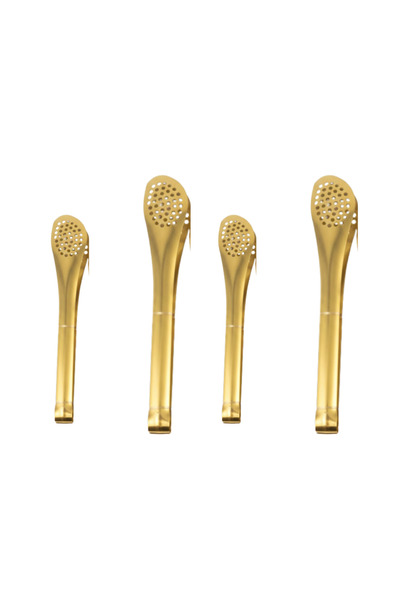 mawfoor طقم ملقاط ذهبي 2+2