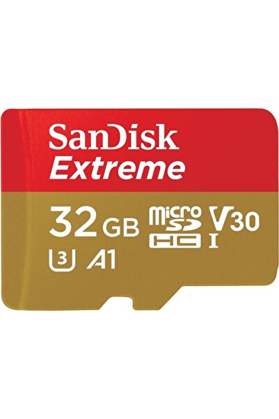 SanDisk Micro SD Memory Card with SD Adapter, 32 GB, Class 10, UHS-I U3, SDSQXAF-032G-GN6MA