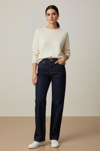 Soul Γυναικείο Παντελόνι Basic -32194PNT - ΣΚΟΥΡΟ ΜΠΛΕ