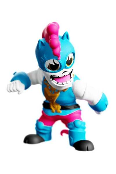 Generic Super Masked - Big Pony - Stretch Tech Figure - 8 Exclusive Sounds - (Try Me Single Blister Pack)