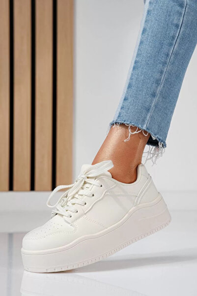 Zaira Γυναικεία μπεζ πάνινα παπούτσια από οικολογικό δέρμα Julia #20702 - 40