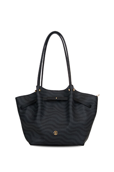 U.S. Polo Assn. حقيبة كتف نسائية سوداء Us26174