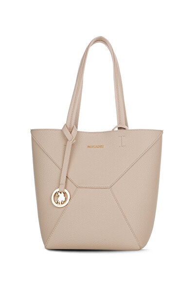 U.S. Polo Assn. Cream Women's Shoulder Bag Us26144