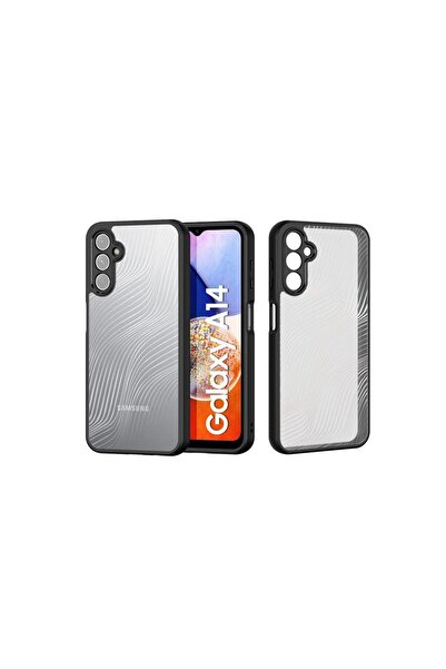 OEM Carcasă mată transparentă pentru Samsung Galaxy A14 5G - rezistentă la șo...