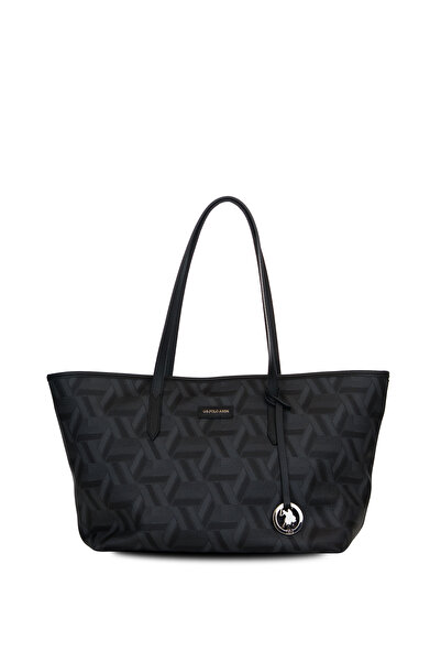 U.S. Polo Assn. حقيبة كتف نسائية سوداء Us26131
