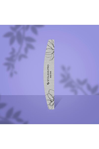 STALEKS EXPERT 40 Yarim Ay Kağit Tirnak Törpüsü 100/100 Grit (25 Adet) - Sert...