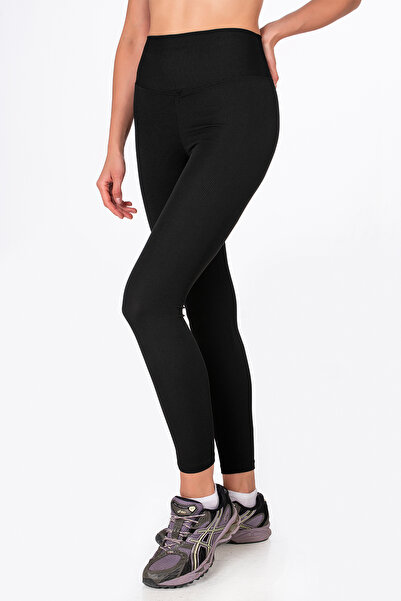 Lahor Secret Women's High Waist Recovery Corded Sports Leggings