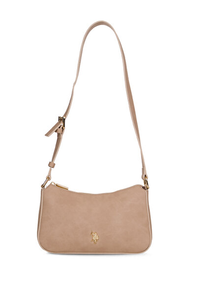 U.S. Polo Assn. حقيبة كتف نسائية بيج Us26223
